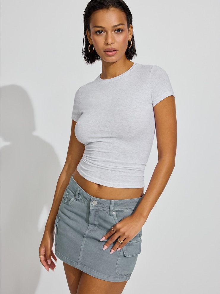 Garage Kara Cargo Skort Titanium Grey - Medium